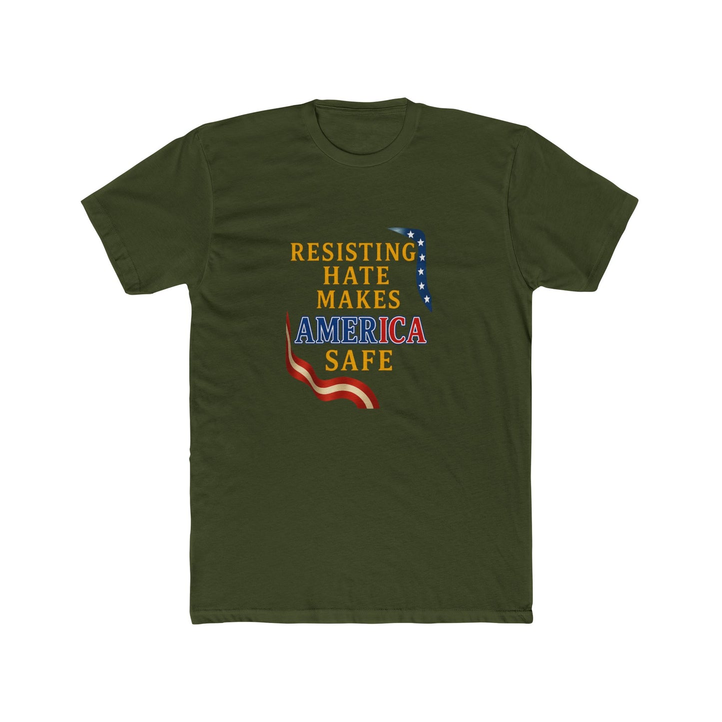 America Safe Message Tee - Unisex Cotton Crew