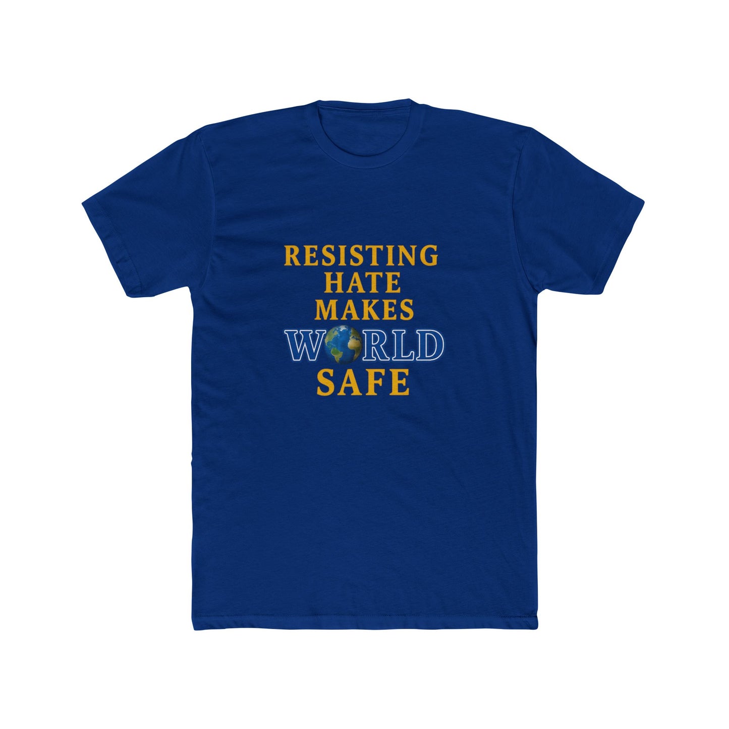 Resisting Hate Crew Tee - Unisex Cotton T-Shirt for a Safe World