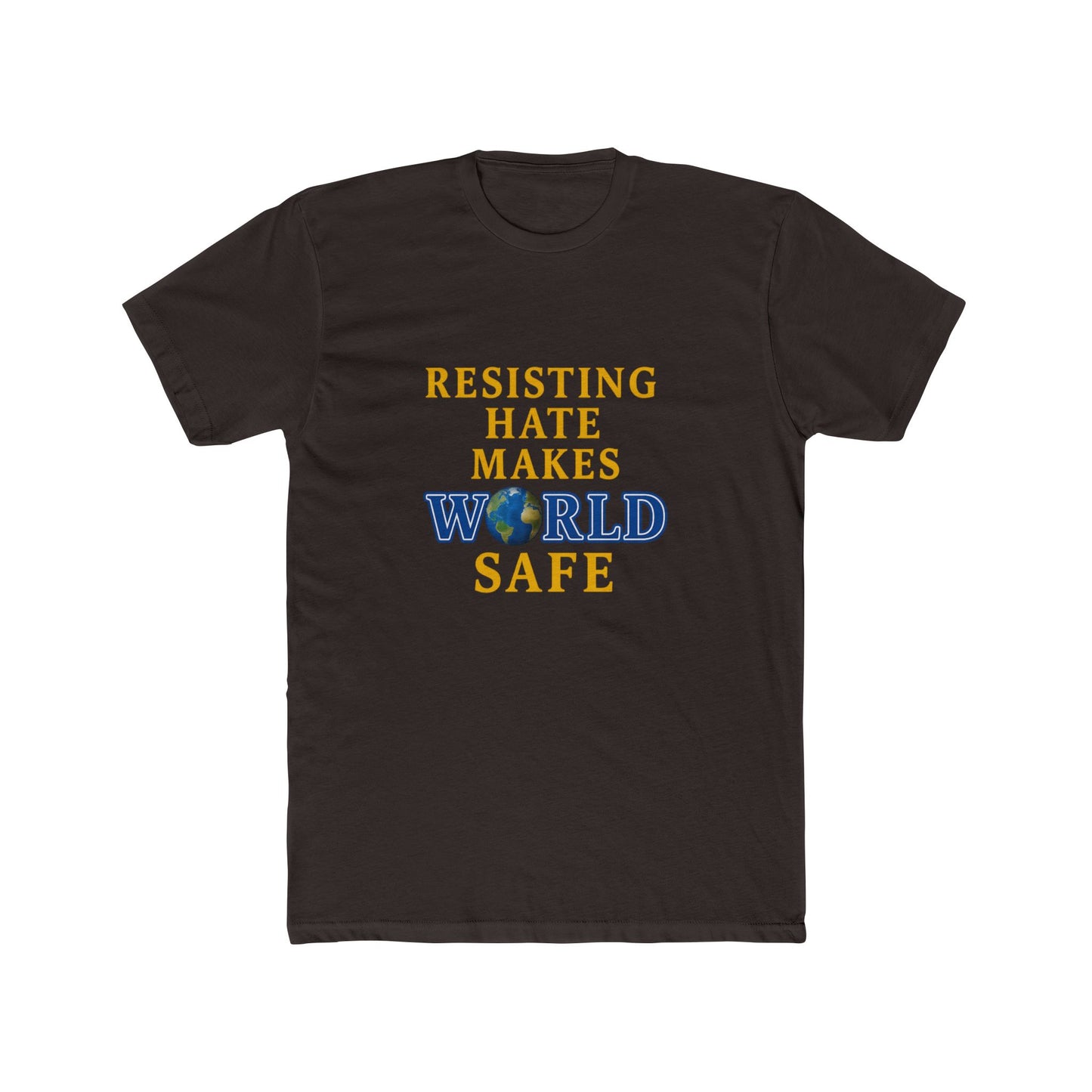 Resisting Hate Crew Tee - Unisex Cotton T-Shirt for a Safe World