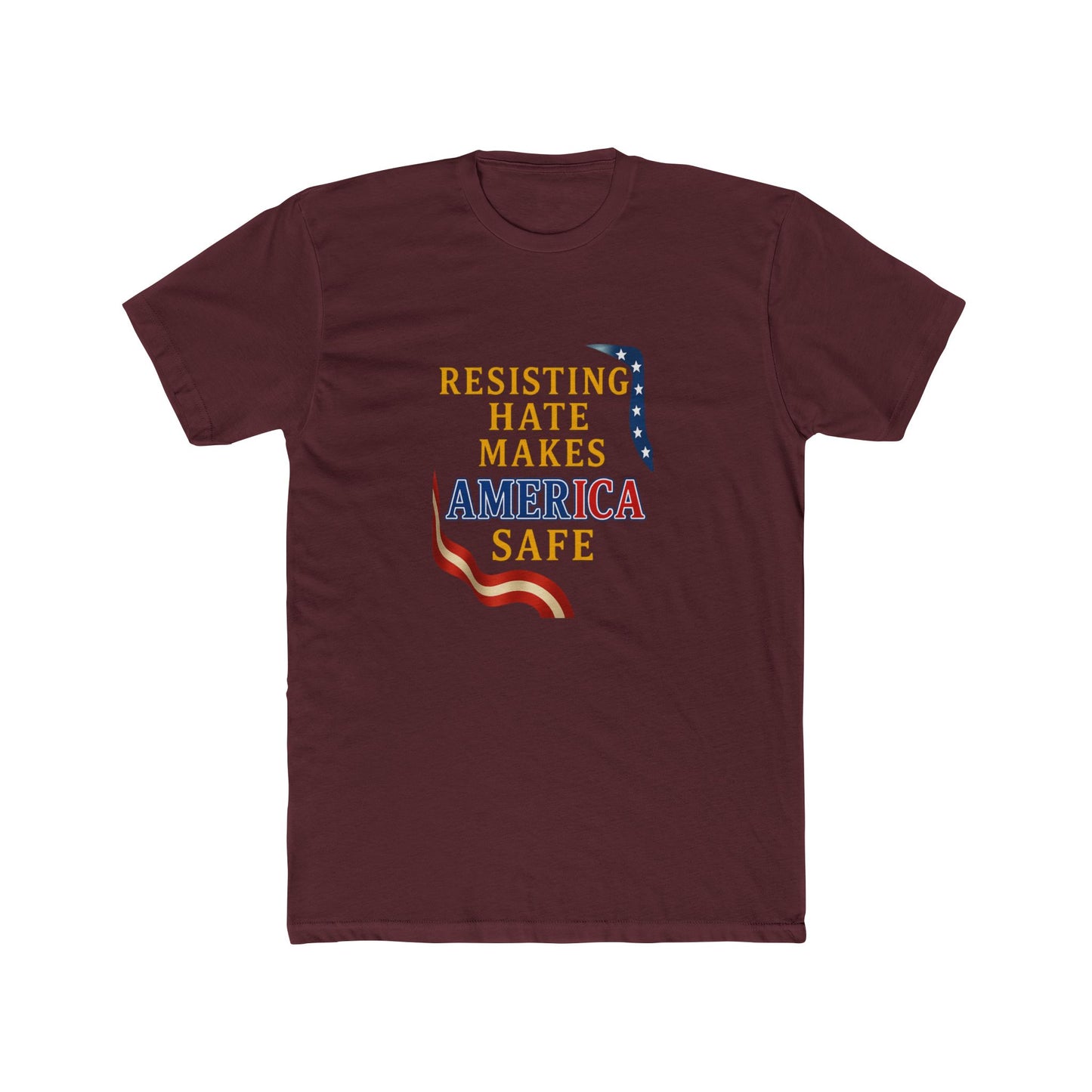 America Safe Message Tee - Unisex Cotton Crew