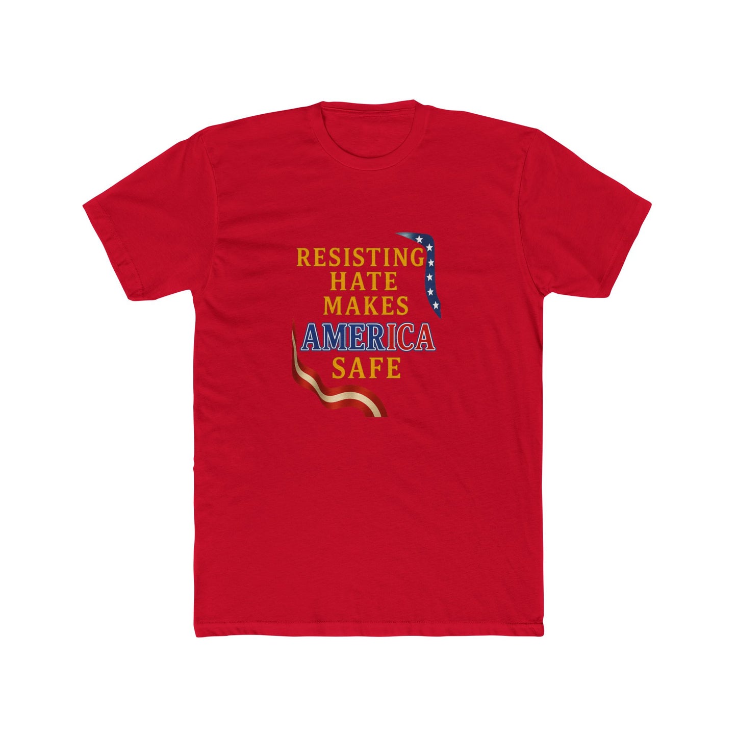 America Safe Message Tee - Unisex Cotton Crew