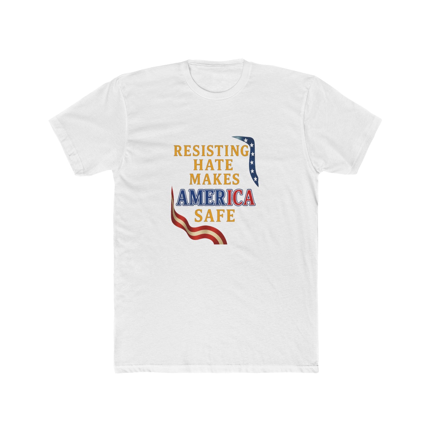 America Safe Message Tee - Unisex Cotton Crew