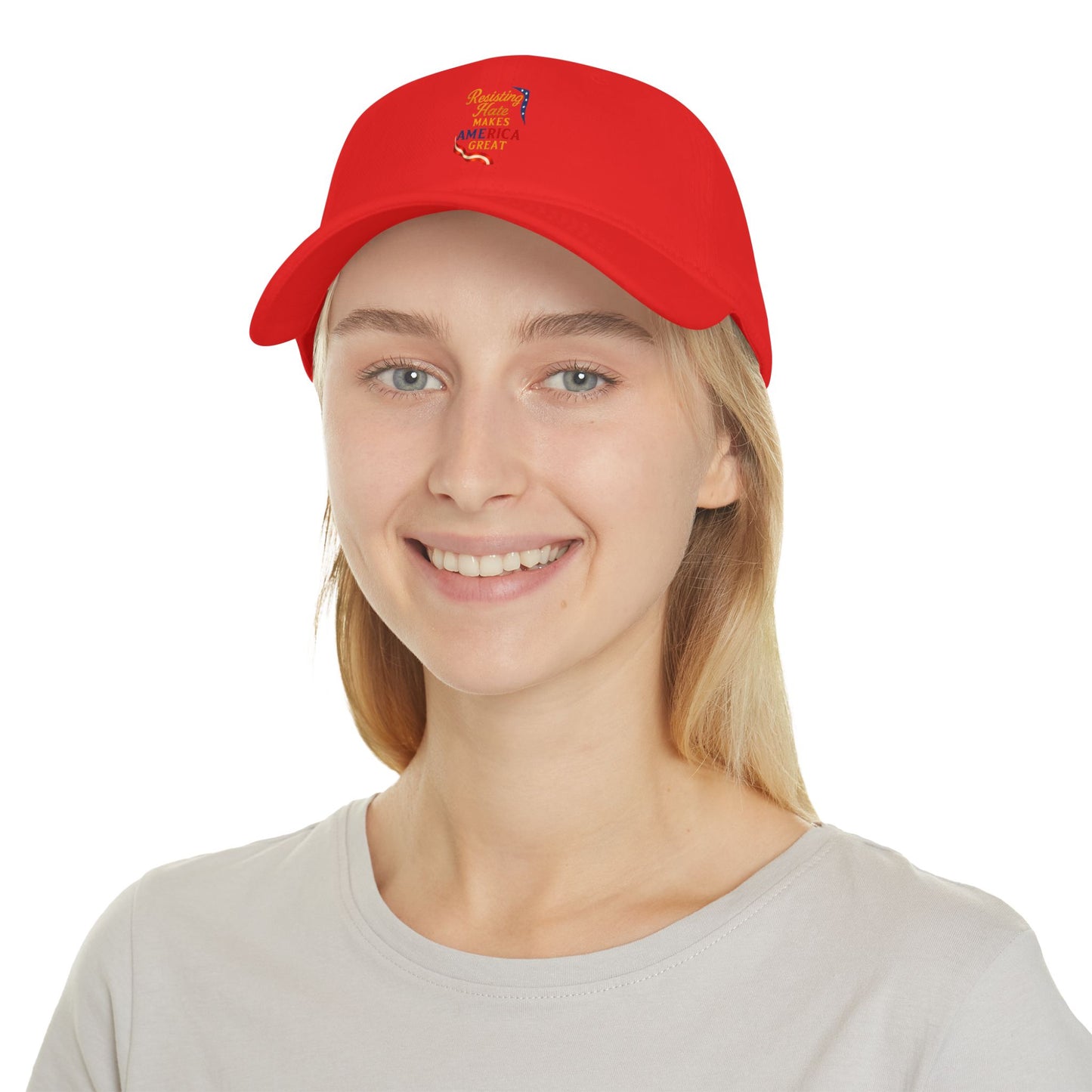 Patriotic Low Profile Baseball Cap - Perfect for Summer Picnics, Outdoor Fun, and Independence Day Celebrations, Red Cap, Casual [...]