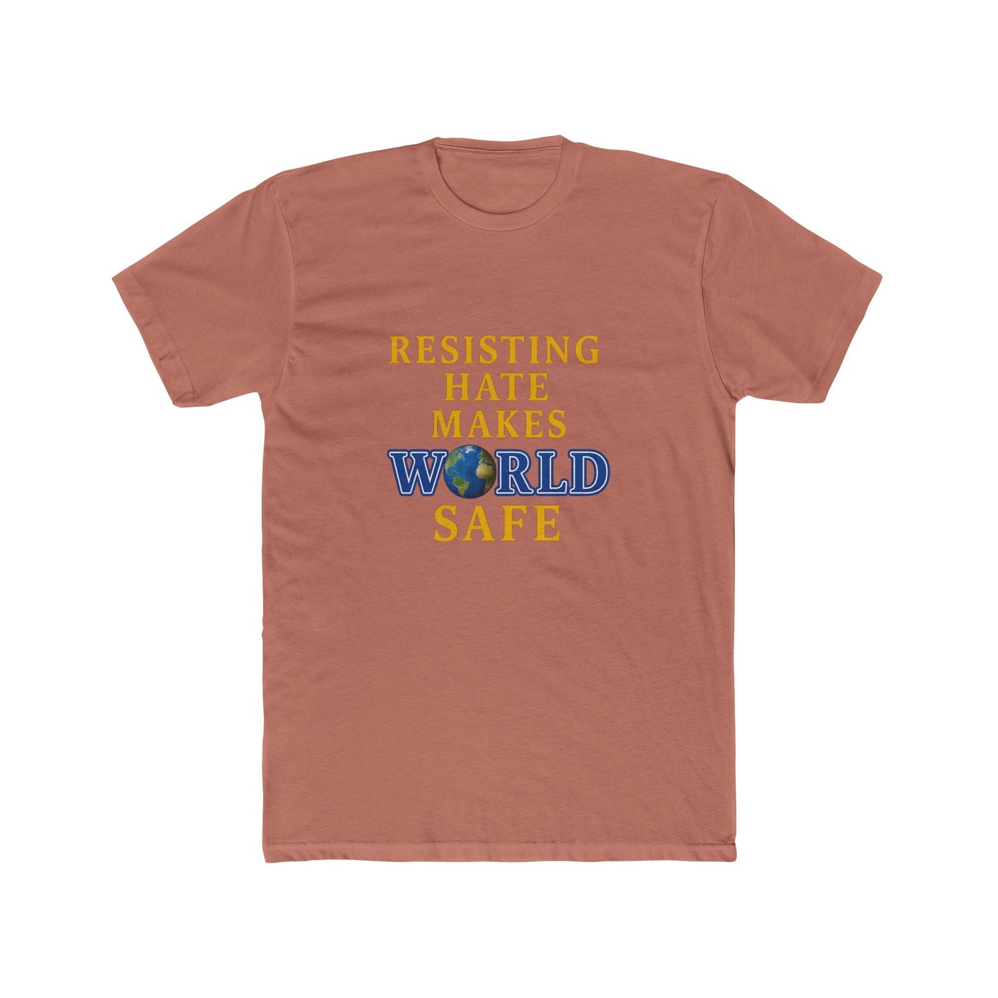 Resisting Hate Crew Tee - Unisex Cotton T-Shirt for a Safe World