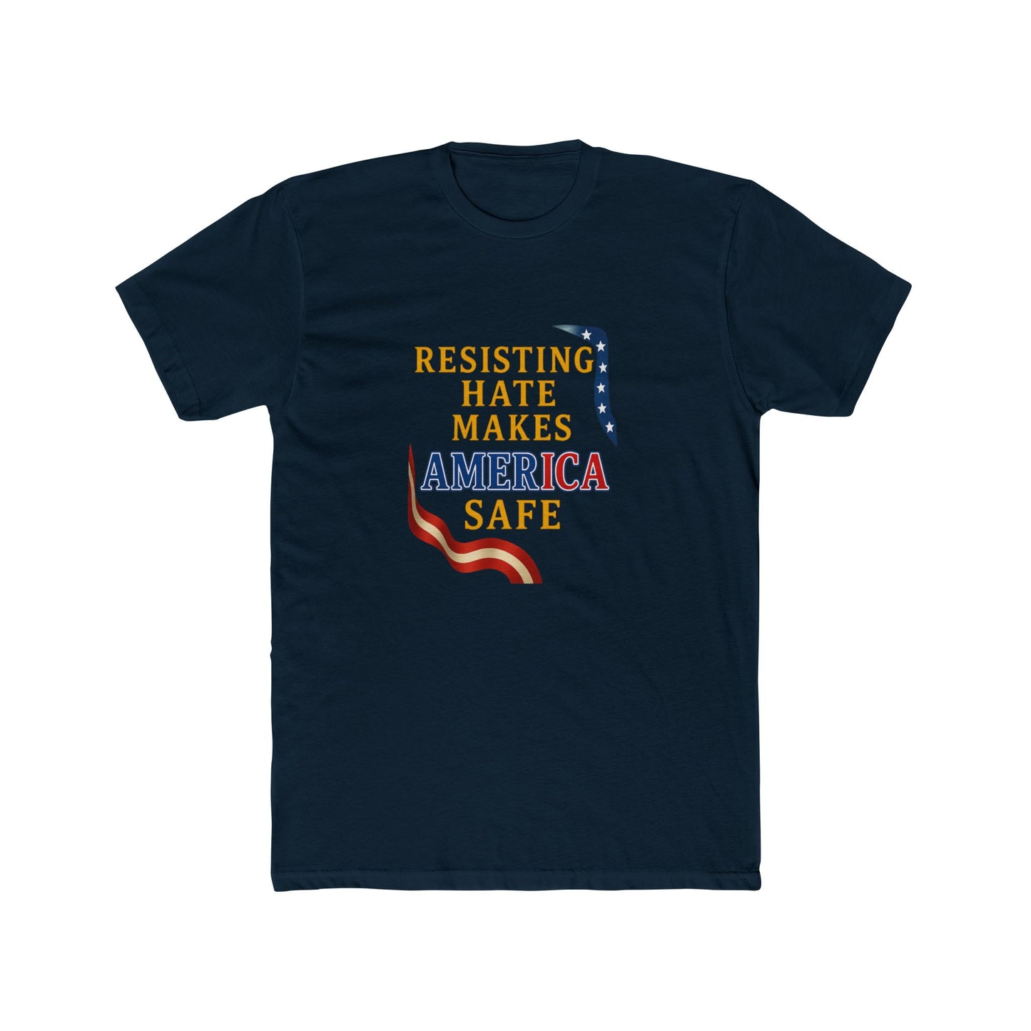 America Safe Message Tee - Unisex Cotton Crew